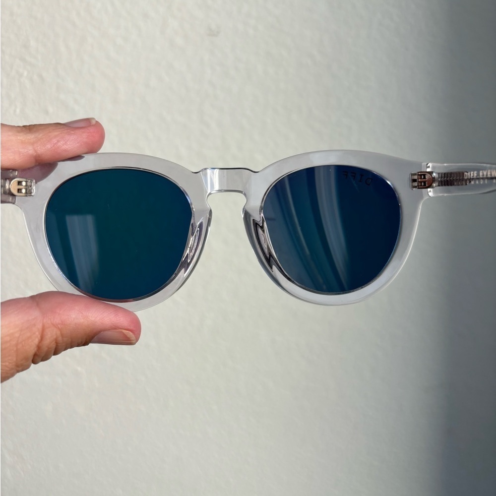 DIFF Dime Il Sunglasses Wild and Free Clear - Picture 10 of 13